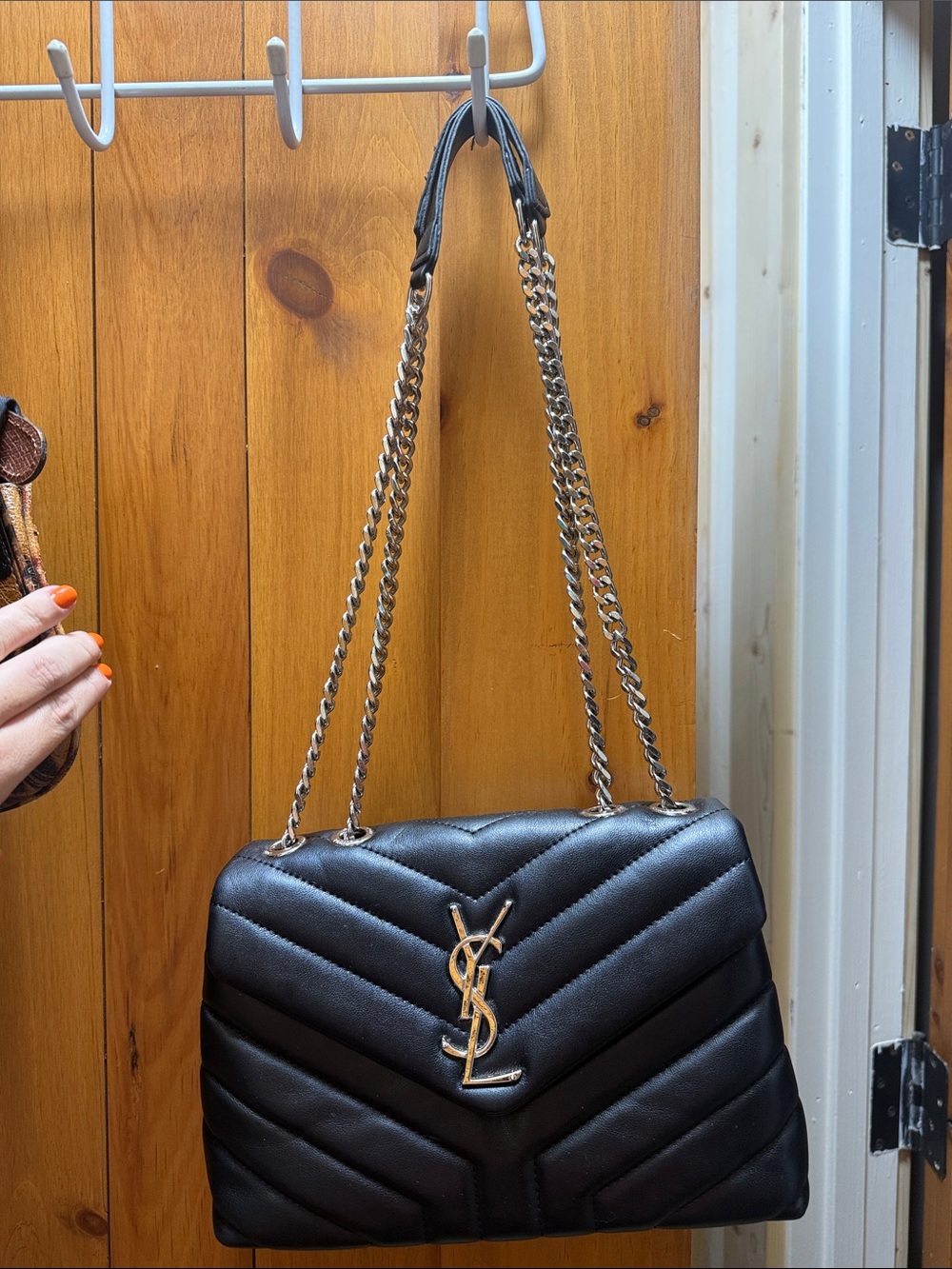 Saint Laurent *inspired* Black Quilted Shoulder Bag